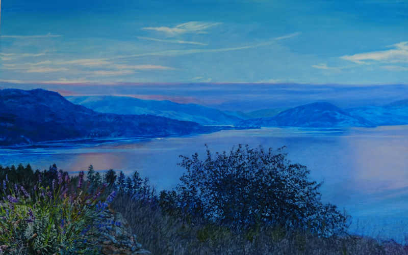 Blue Mountains with Lavender Garden