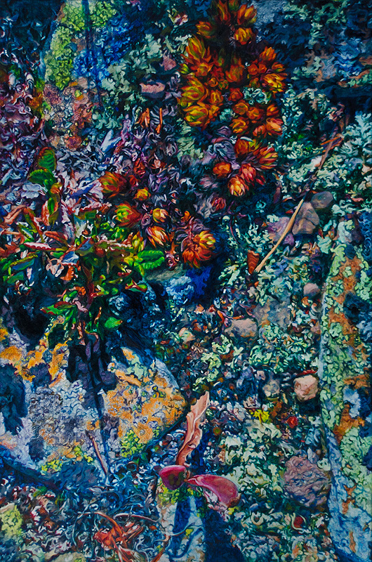 Pink Leaf with Roseroot on Pigeon Mountain